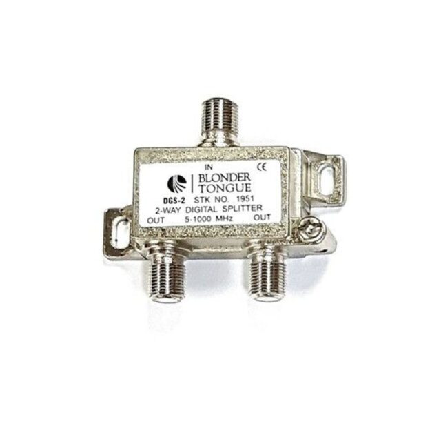 DGS-2 2 way splitter, 1000 MHz (Discontinued)