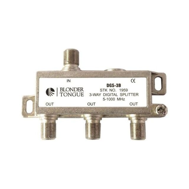 DGS-3B 3 way splitter, 1000 MHz (Discontinued)