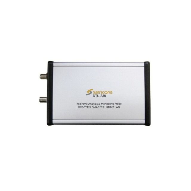 DTU-238 DVB-T/T2, DVB-C/C2, ISDB-T, ASI USB Probe