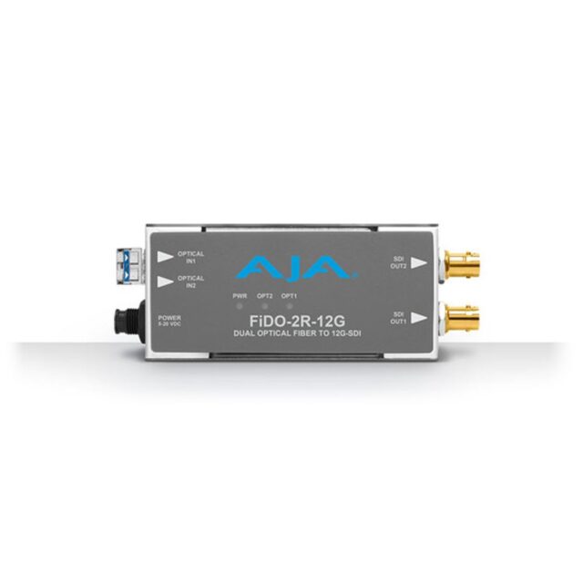 FiDO-T-12G 1-Channel 12G-SDI to Single-Mode LC Fiber Transmitter