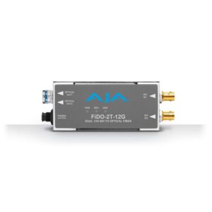 FiDO-2T-12G 2-Channel 12G-SDI to Single-Mode LC Fiber Transmitter