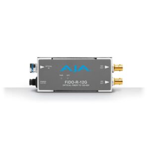 FiDO-R-12G 1-Channel Single-Mode LC Fiber to 12G-SDI Receiver