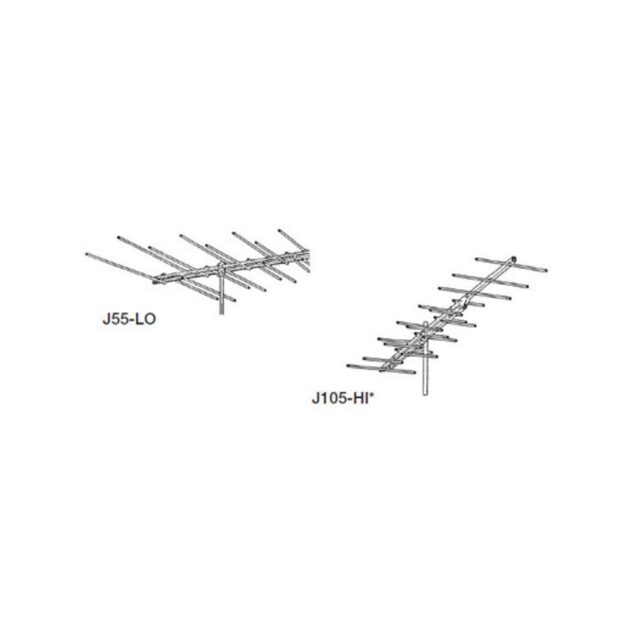J55-LO VHF LowBand Log Periodic Antenna (Ch 2-6)