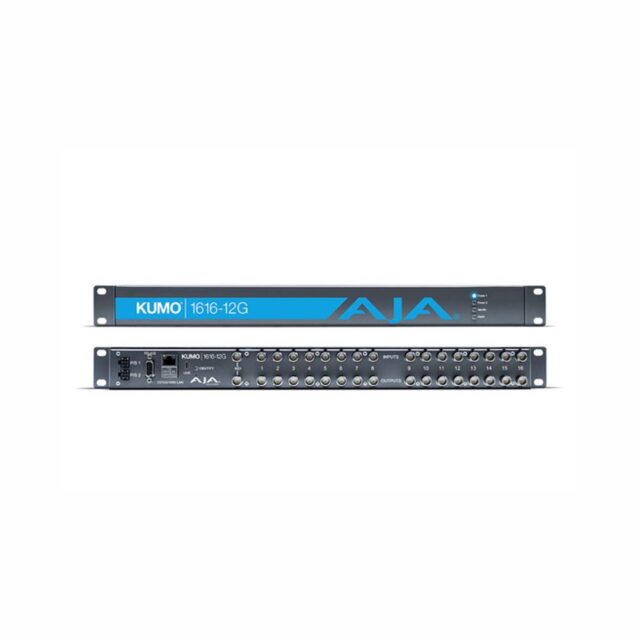 KUMO 1616 12G  Compact 16x16 12G-SDI Router