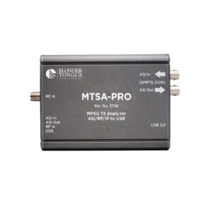 MTSA-PRO MPEG T/S Analyzer, ASI, RF,IP to USB