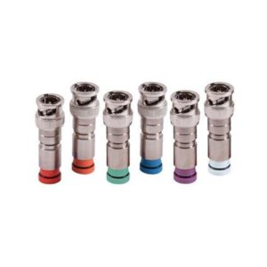 SNS/FSNS6BNCU (GREEN) RG6 Universal BNC Connector