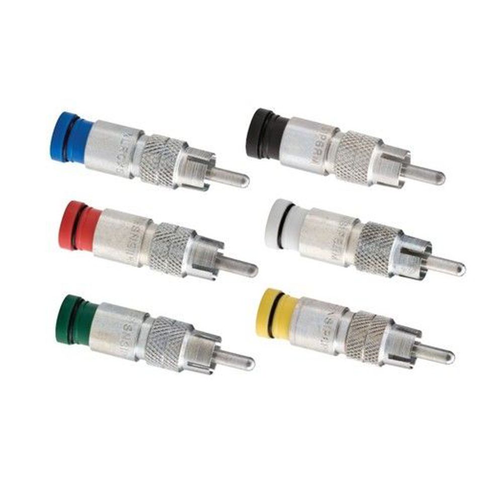 SNS1P6RMBK SNS 1 Piece RG6 RCA Black Compression Connector