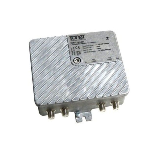 TDA31-34/1200 Distribution Amp, 2 Way, 1220 MHz, 34 dB Gain