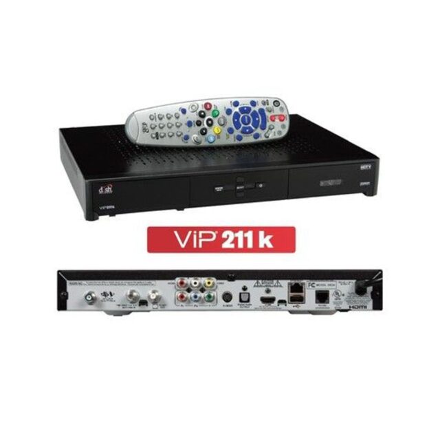 DISH 211K VIP RECEIVER 211 HD SATELLITE RECEIVER SINGLE TUNER NEW VIP211K VIP211 