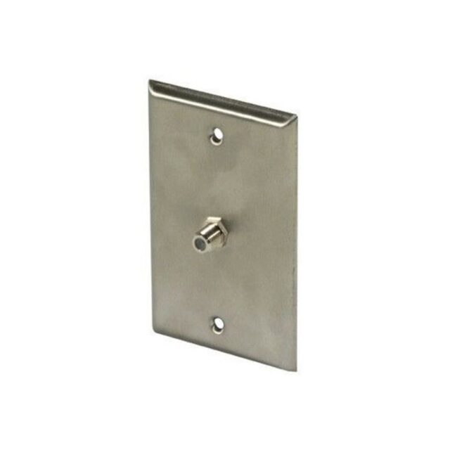 WP-81-SS Stainless Steel Wall Plate with F-81