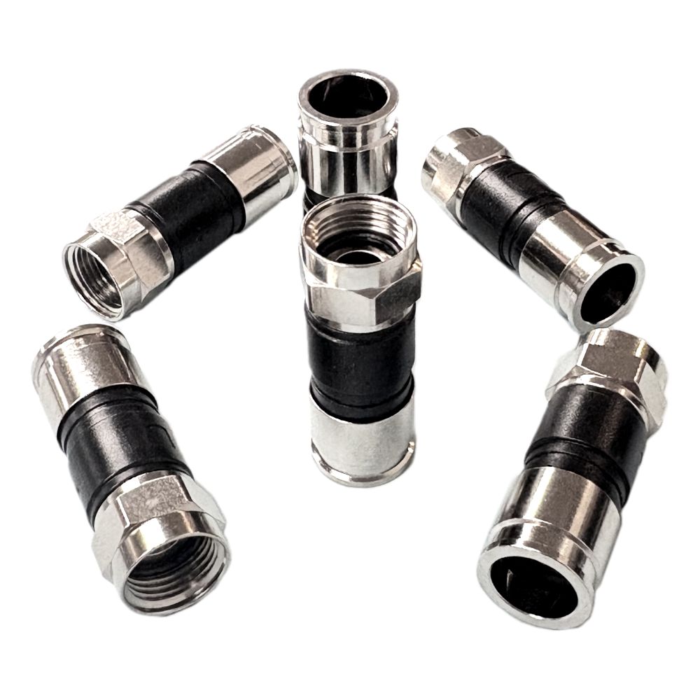 コング　F EZF-6U RG-6 Universal compression connector - Toner Cable