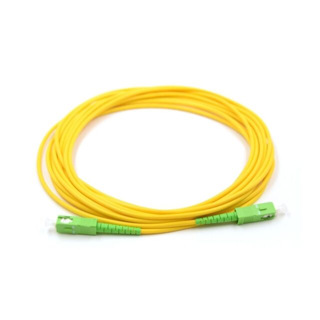 FJ/4M/SM/S/SCA/SCA Fiber Jumper, 4 Meter, SM, SC/APC to SC/APC