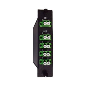 FC/LGX/DUAL/1X4/EVEN/LCA/LCA Dual 1 x 4 Fiber Coupler, LGX, LC/APC Connectors