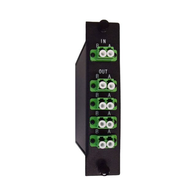 FC/LGX/DUAL/1X4/EVEN/LCA/LCA Dual 1 x 4 Fiber Coupler, LGX, LC/APC Connectors