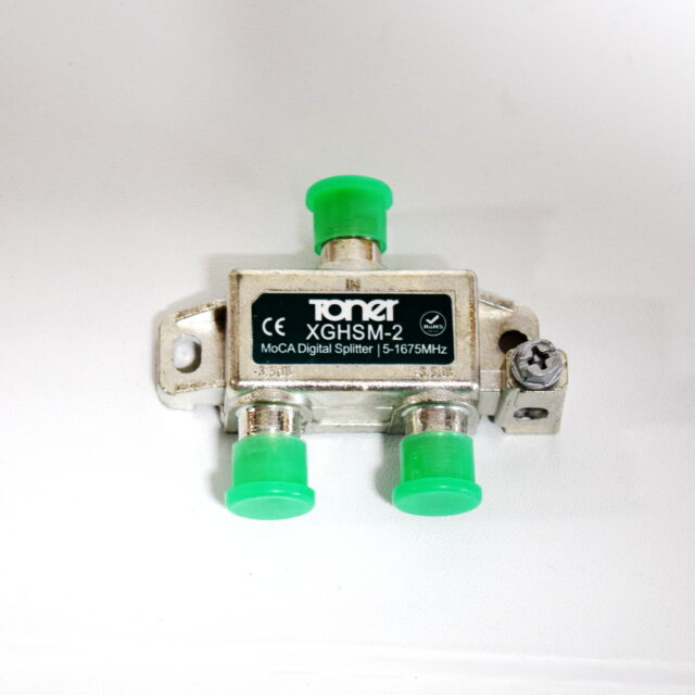 XGHSM-2 2 Way Horizontal MoCA 1 GHz Splitter