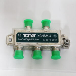 XGHSM-4 4 Way Horizontal MoCA 1 GHz Splitter