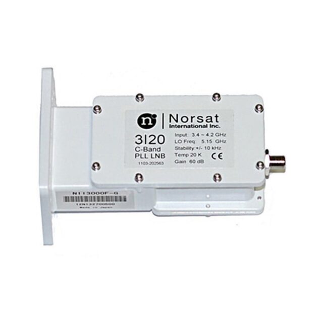 3120F C-Band PPL LNB 20°, L.O. 1.0 PPM