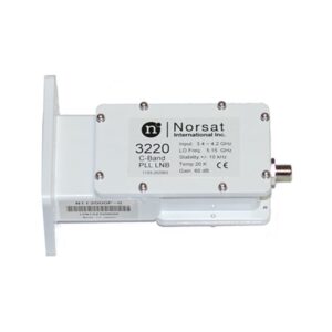 3220C  C-Band (3.625-4.2 GHz) PPL LNB 20°, L.O. 2.0 PPM