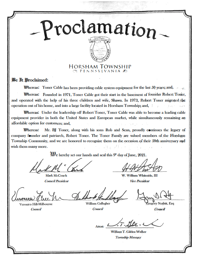 Horsham Proclamation