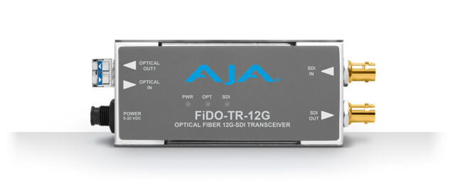 FiDO-TR-12G Single Channel 12G-SDI Single-Mode Fiber Optic Transceiver