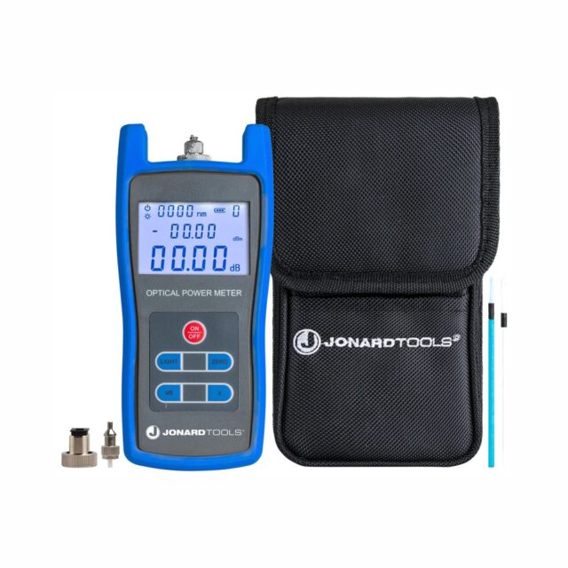 FPM-50A Fiber Optic Power Meter (-50 to +26 dBm) with FC/SC/LC Adapters