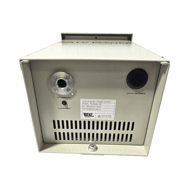 PS-60/90 CATV Power Supply Rear View