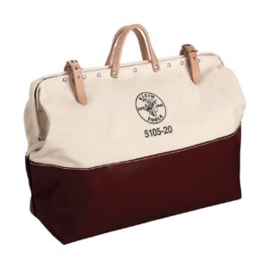 Klein Tools 5105-20 High-Bottom Canvas Tool Bag