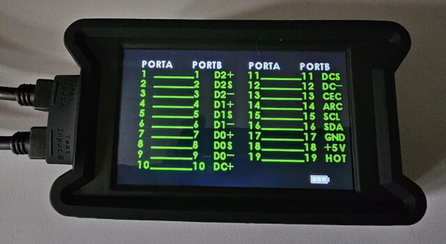 BL256 HDMI cable testing