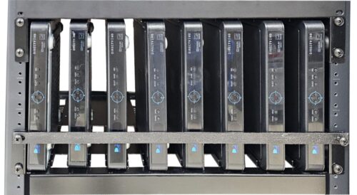 Reciever Strage Rack TC-8PACK 8 Receiver Rack for Direct TV, H25 or H26 Receivers - Toner Cable